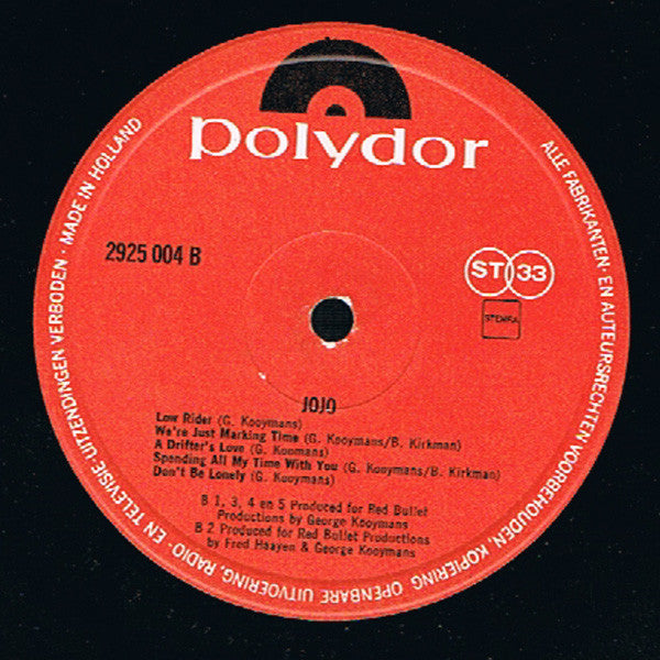 Jojo (25) : Jojo (LP, Album, Gat)