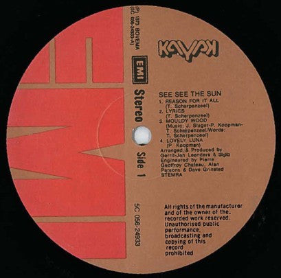 Kayak : See See The Sun (LP, Album)