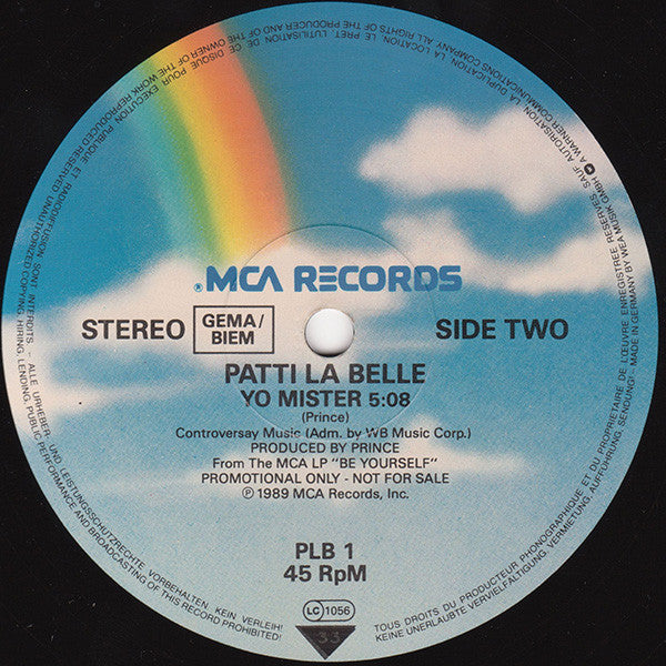 Patti La Belle* : Yo Mister (12", Promo)