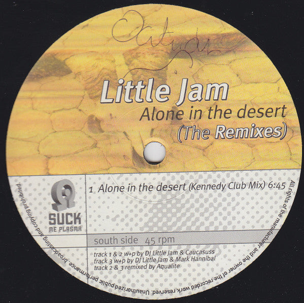 Little Jam : Alone In The Desert (The Remixes) (12")