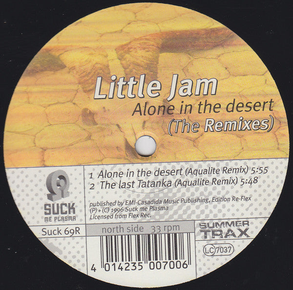 Little Jam : Alone In The Desert (The Remixes) (12")