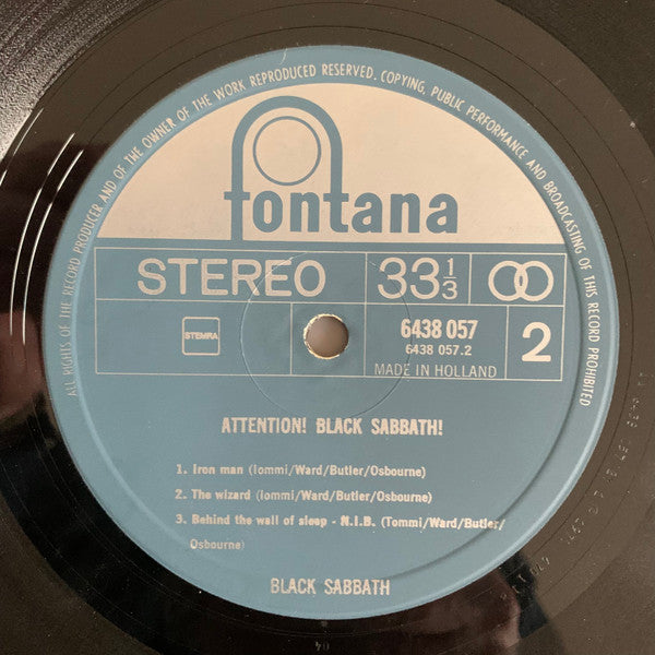 Black Sabbath : Attention! Black Sabbath! (LP, Comp)