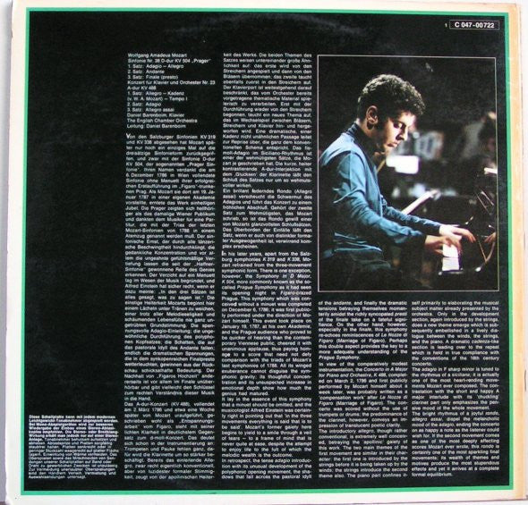 Daniel Barenboim - Wolfgang Amadeus Mozart : Die Grossen Instrumental-Solisten Unserer Zeit I - Sinfonie Nr. 38 KV 504 · Klavierkonzert Nr. 23 KV 488 (LP, Comp)