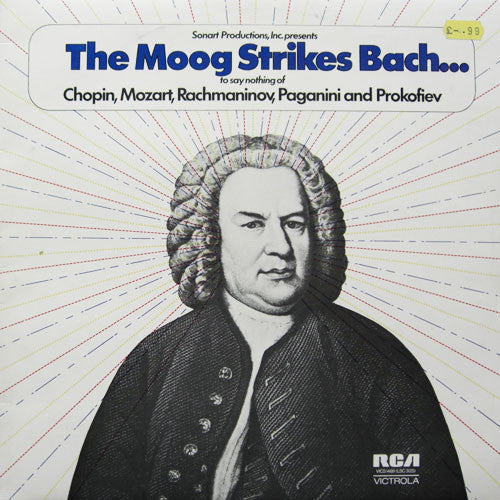 Hans Wurman : The Moog Strikes Bach... (LP)