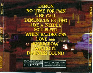 Tenebre : Grim Ride (CD, Album)