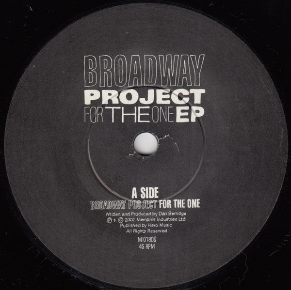 Broadway Project : For The One EP (2x7", Gat)