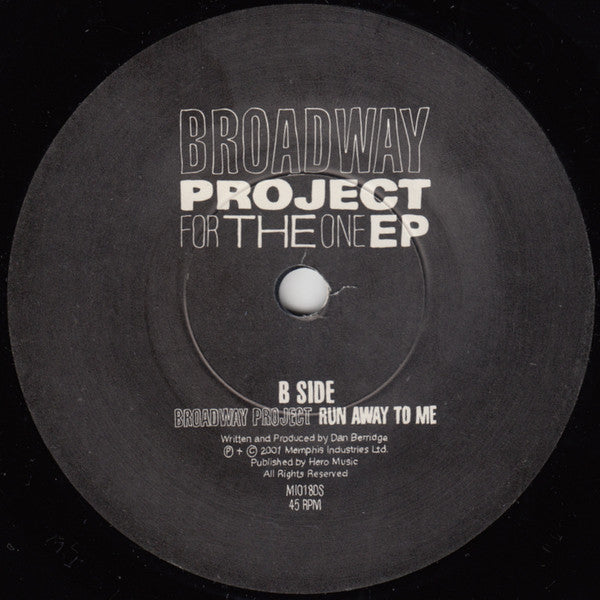 Broadway Project : For The One EP (2x7", Gat)