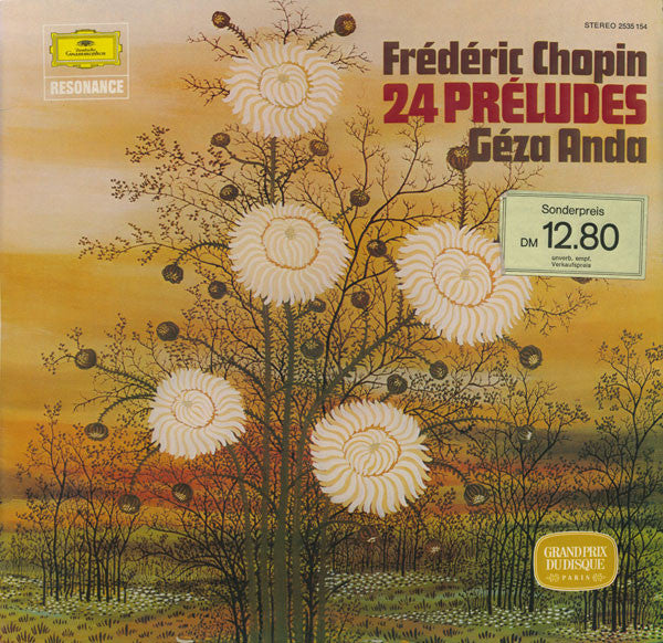 Frédéric Chopin – Géza Anda : 24 Préludes (LP, RE)