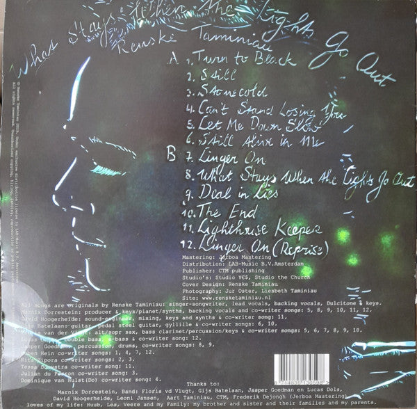 Renske Taminiau : What Stays When The Lights Go Out (LP, Album, Tra)