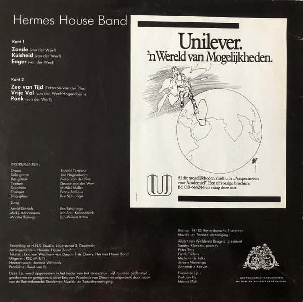 Rotterdamsche Studenten Muziek- En Toneelvereniging In Samenwerking Met Hermes House Band : Vijf Minuten Bedenktijd (LP)