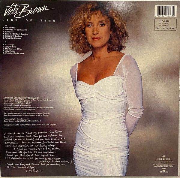 Vicki Brown : Lady Of Time (LP, Album)