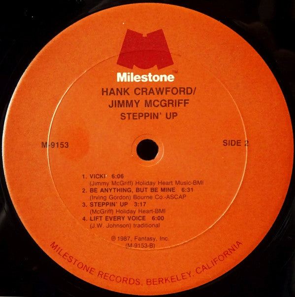 Hank Crawford / Jimmy McGriff : Steppin' Up (LP, Album)