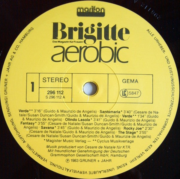 Guido & Maurizio De Angelis Orchestra : Brigitte Aerobic (LP)