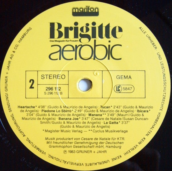Guido & Maurizio De Angelis Orchestra : Brigitte Aerobic (LP)