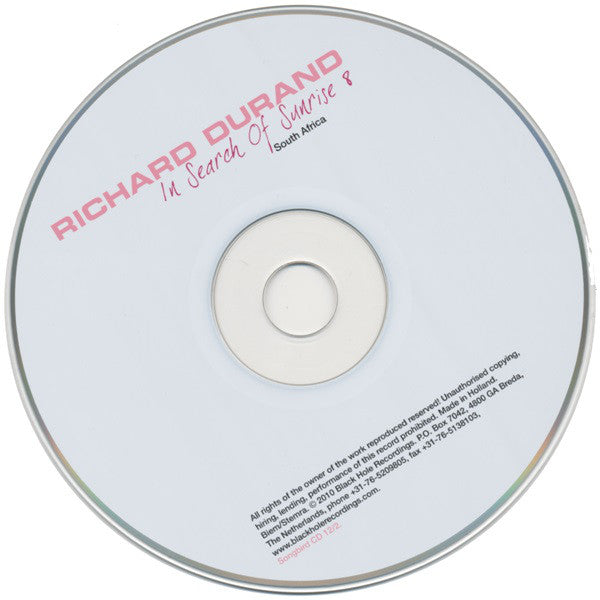 Richard Durand : In Search Of Sunrise 8 - South Africa (2xCD, Comp, Mixed)
