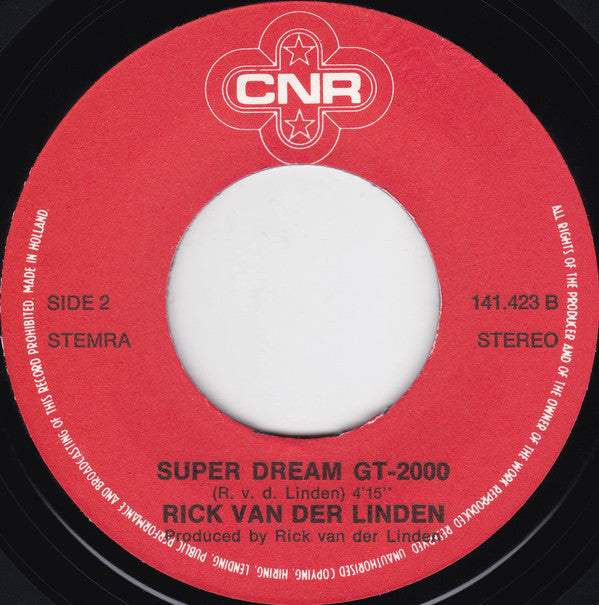 Rick van der Linden : GX 1 (7", Single)