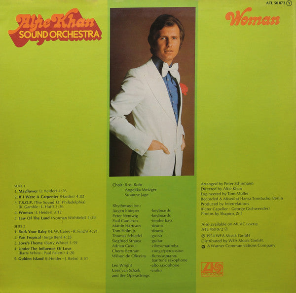 Alfie Khan Sound Orchestra : Woman (LP, Album)