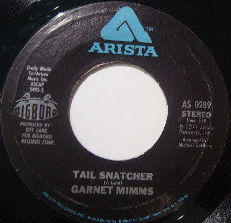 Garnet Mimms : Johnny Porter / Tail Snatcher (7", Single, Styrene, Pit)