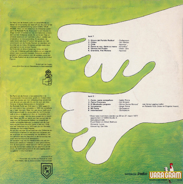 Various : Hart Voor Chili (LP, Comp)