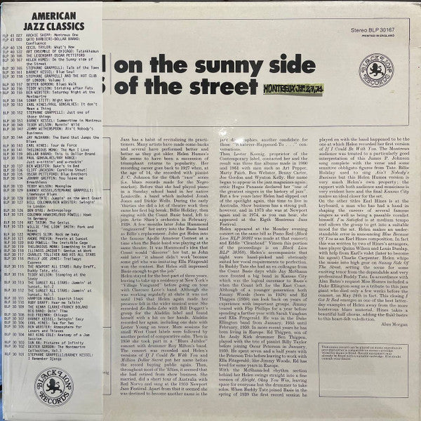 Helen Humes : On The Sunny Side Of The Street (LP, Album)