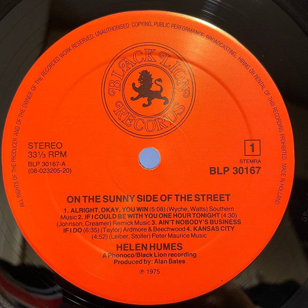 Helen Humes : On The Sunny Side Of The Street (LP, Album)