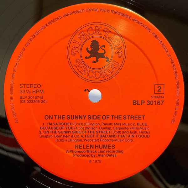 Helen Humes : On The Sunny Side Of The Street (LP, Album)