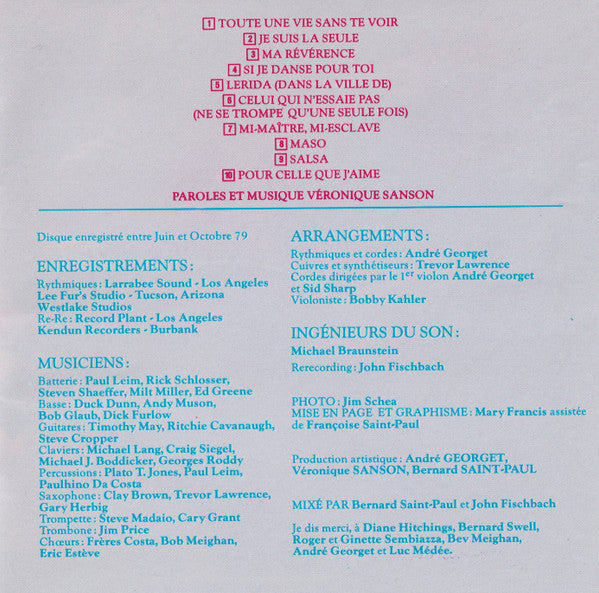 Véronique Sanson : 7ème (CD, Album, RE)