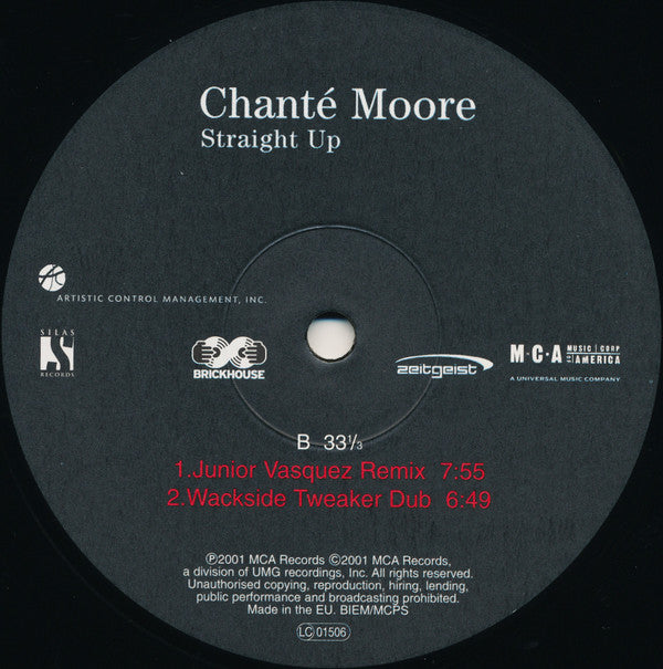 Chanté Moore : Straight Up (12")