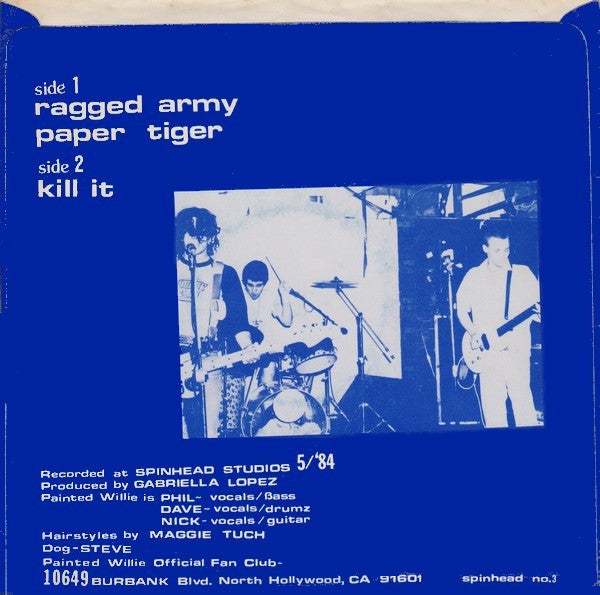 Painted Willie : Ragged Army (7")