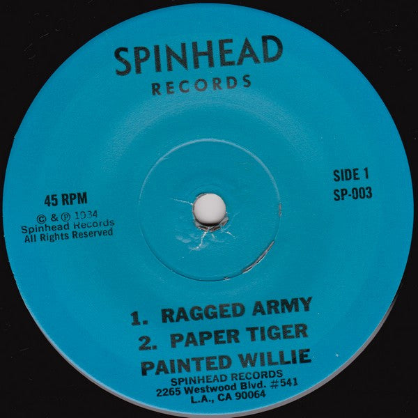 Painted Willie : Ragged Army (7")
