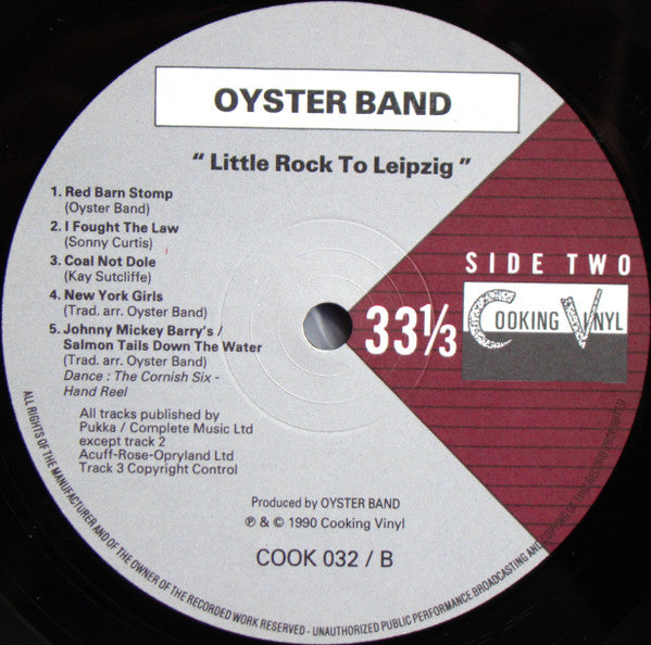 Oyster Band* : Little Rock To Leipzig (LP, Album)