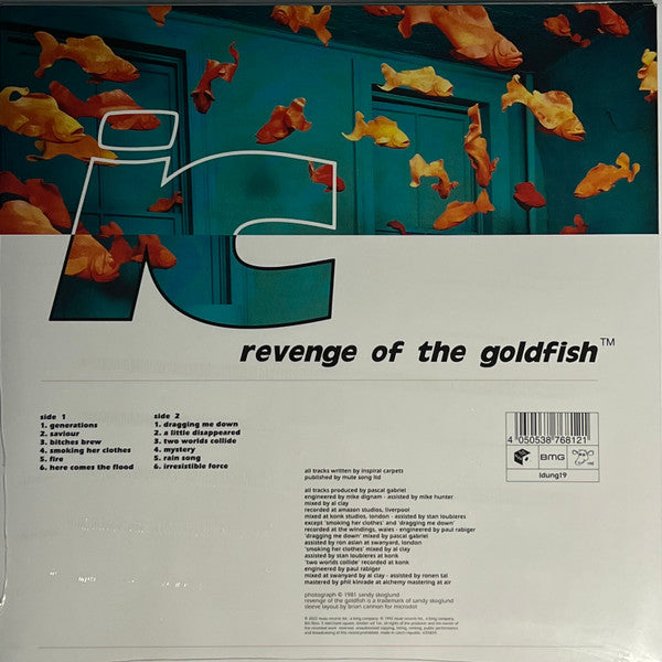 Inspiral Carpets : Revenge Of The Goldfish ™ (LP, Album, Ltd, RE, Ora)