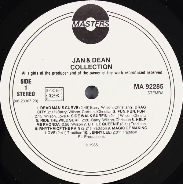 Jan & Dean : Collection (LP, Comp)