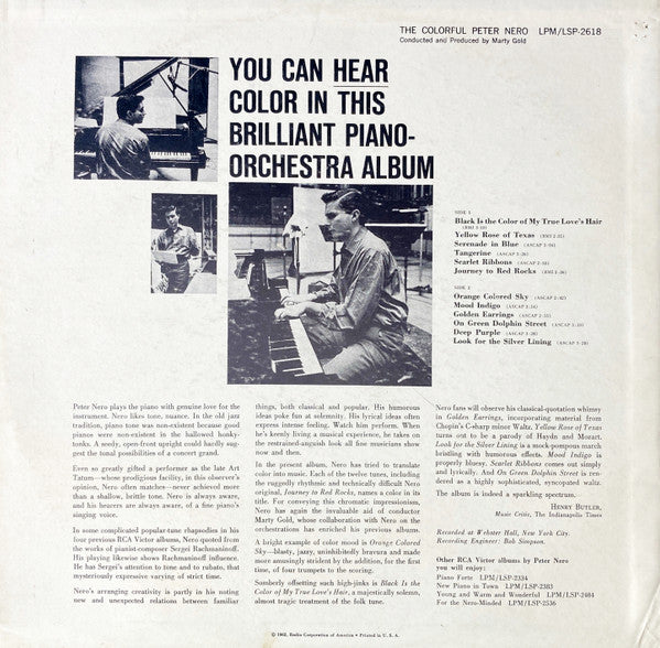 Peter Nero : The Colorful Peter Nero (LP, Album)
