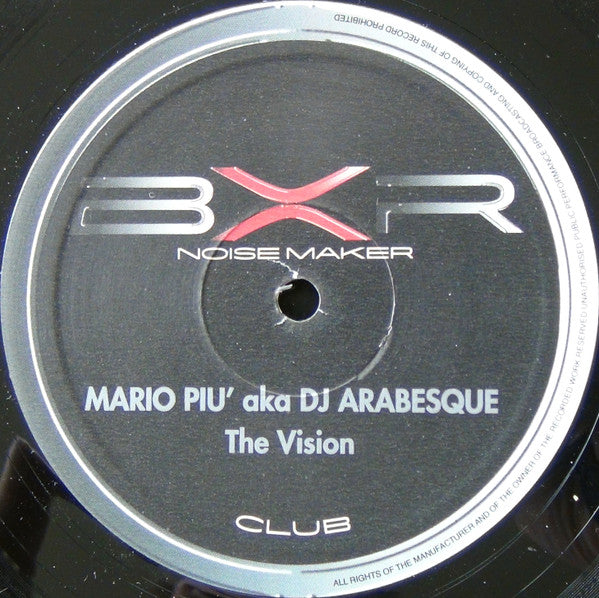 Mario Piu'* Aka DJ Arabesque : The Vision (12")