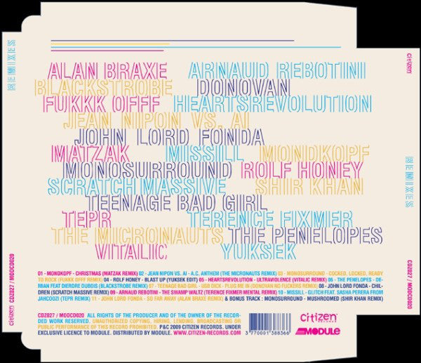 Various : RMXS (CD, Comp)