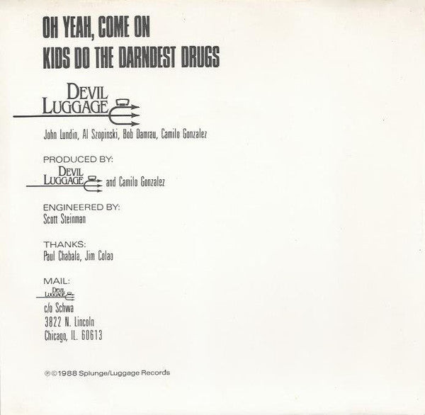 Toothpaste : Oh Yeah, Come On (7", Single)