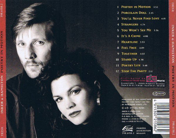 Inker & Hamilton : Poetry In Motion (CD, Album)