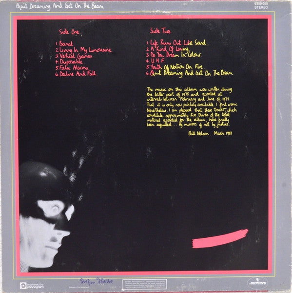 Bill Nelson : Quit Dreaming And Get On The Beam (LP, Album)