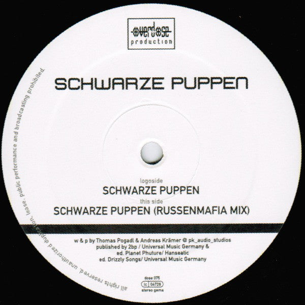 Schwarze Puppen : Schwarze Puppen (12")