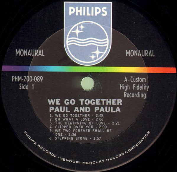 Paul & Paula : We Go Together (LP, Album, Mono)