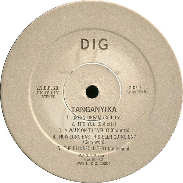 The Buddy Collette - Chico Hamilton Sextet : Tanganyika (LP, Album, RE)