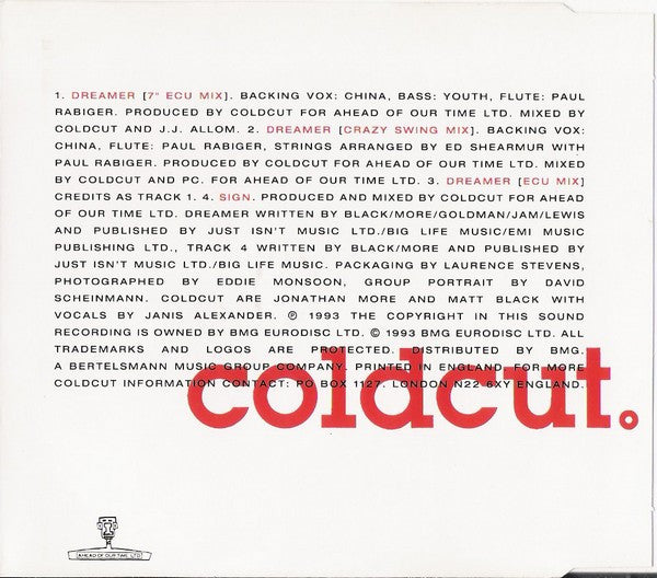 Coldcut : Dreamer (CD, Single)