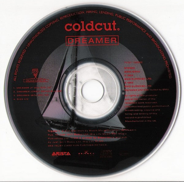 Coldcut : Dreamer (CD, Single)