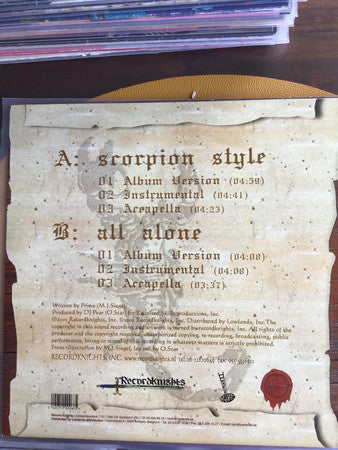 Reunited Skillz : Scorpion Style (12")