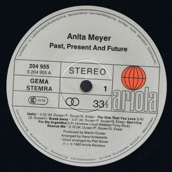 Anita Meyer : Past, Present And Future (LP, Album)