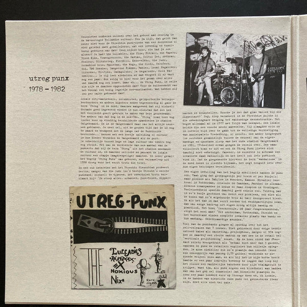 Various : Utreg Punx 1978-1982 (LP, Comp, RE)