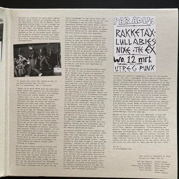 Various : Utreg Punx 1978-1982 (LP, Comp, RE)