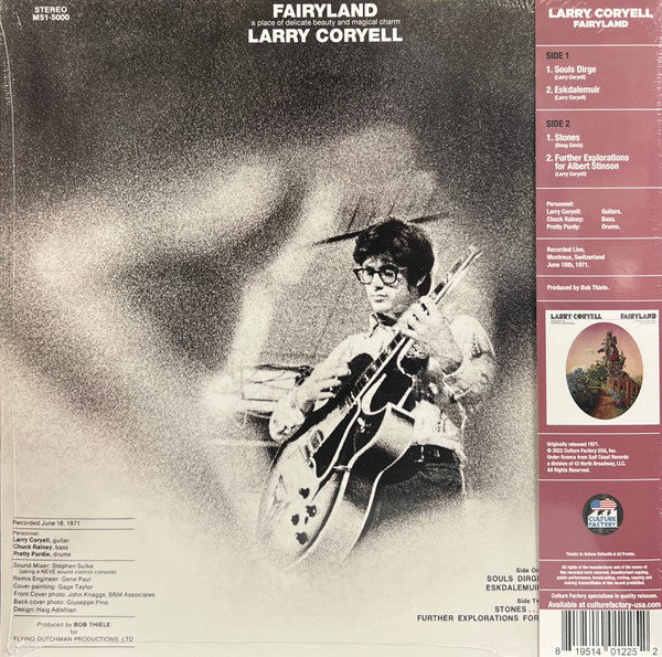 Larry Coryell : Fairyland (LP, Album, RSD, RE, Pin)