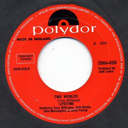 Lifetime* : One Word (7", Single, Mono)